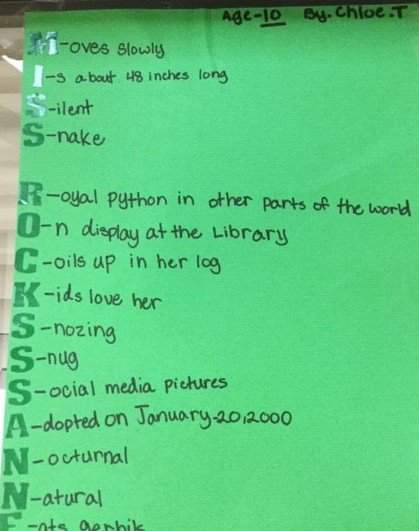 RoundRockPL's tweet image. More #pythonpoetry! 

Thank you, #PoetsOfRoundRock. You are totally spoiling our sweet Rocksssanne!