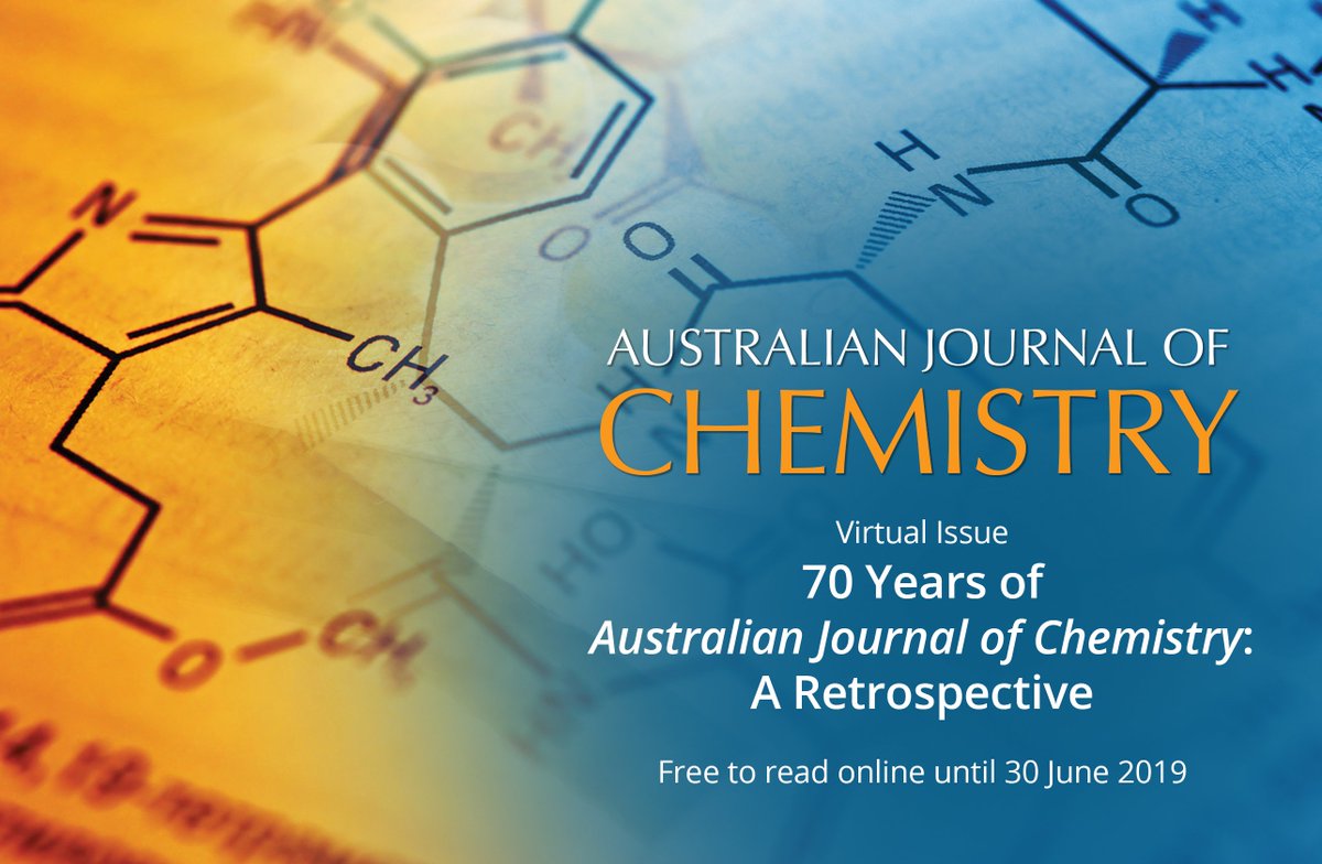 Royal Australian Chemical Institute (@racinational) on Twitter photo The #AusJChem 70th anniversary virtual collection is still #FreeToRead until 30 June. Celebrate the entwined history of the journal & #OzChem and enjoy the collection while it's still available: bit.ly/2TMj7Bq <a href="/CSIROPublishing/">CSIRO Publishing</a> The #AusJChem 70th anniversary virtual collection is still #FreeToRead until 30 June. Celebrate the entwined history of the journal & #OzChem and enjoy the collection while it's still available: bit.ly/2TMj7Bq <a href="/CSIROPublishing/">CSIRO Publishing</a>