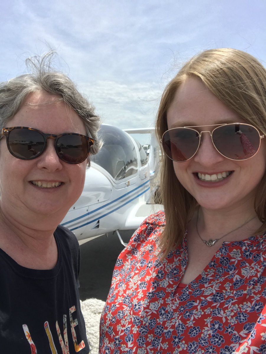 KellyJCarey's tweet image. So happy to be a part of @Mtsu aerospace for teachers this summer. Today @RuthLadybug and I FLEW THE PLANE! Can’t wait to share with our students in August! #azkstem #stem #aerospace #mtsu @MetroSchools