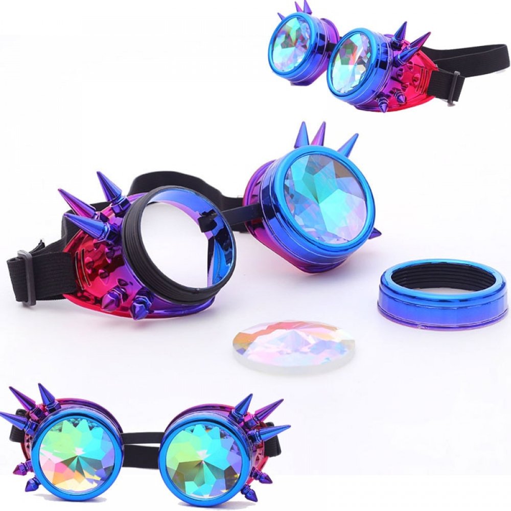 FLORATA Kaleidoscope Colorful Glasses Rave Festival Party EDM Sunglasses Diffracted Lens Steampunk Goggles chasebuyit.com/florata-kaleid…
#fashion|#tech|#sport|#lifestyle