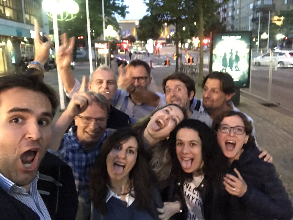 NicoChatron's tweet photo. 3.30 am : end of the end of #eshg2019 party with President Alex Reymond (still not on Twitter) @ElePorcu @dribattista @EDN_88 @giuligiannuzzi #alexontwitter #nonight https://t.co/CrMV5MSIhE