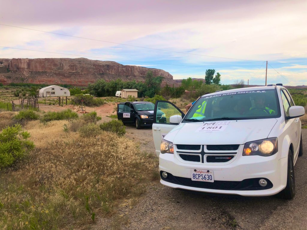 SadieMelling's tweet photo. Today we passed through Monument Valley in a thunder storm crossing the Utah and Colorado Borders #RAAM2019 #teammindovermatter #womeninsport #WIS #cycling #support #incredible https://t.co/Pgp7iwlPJ6