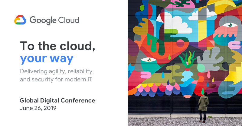 GoogleCloud_SG's tweet photo. You have more choice than ever before in how you get to the cloud: hybrid cloud, VM migration, and SAP migration. Reserve your seat June 26 →https://t.co/aUAe38lte6 #ModernizeIT19 https://t.co/QlxWPldtdM