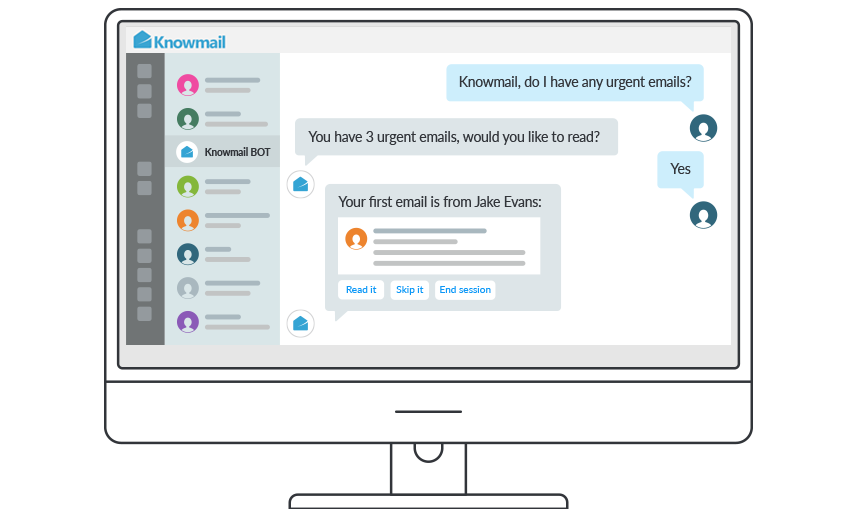 Knowmail tweet media