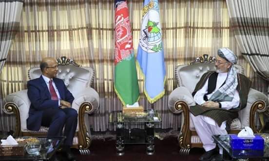 سفیر جمهوری هند در کابل با رئیس شورای عالی صلح افغانستان دیدار نمود hpc.org.af/%d8%b3%d9%81%d…