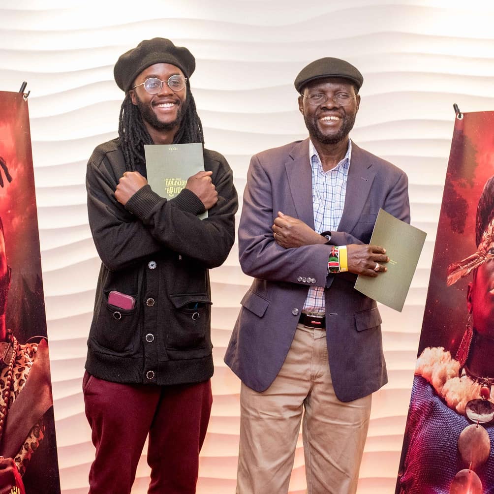 ArtChatterbox's tweet photo. What an honour it was to host Junior Nyong'o and his father, His Excellency Prof. Anyang' Nyong'o at our Sunday evening show!
#Chatterbox #LwandaRockman #LRthePlay https://t.co/r4zzM1uDmj