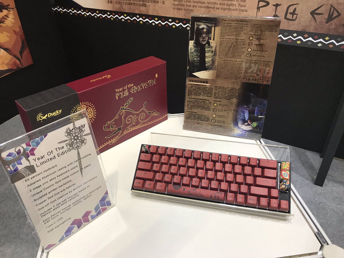Ducky】2019個限定ゲーミングキーボードYear of The Pig発売