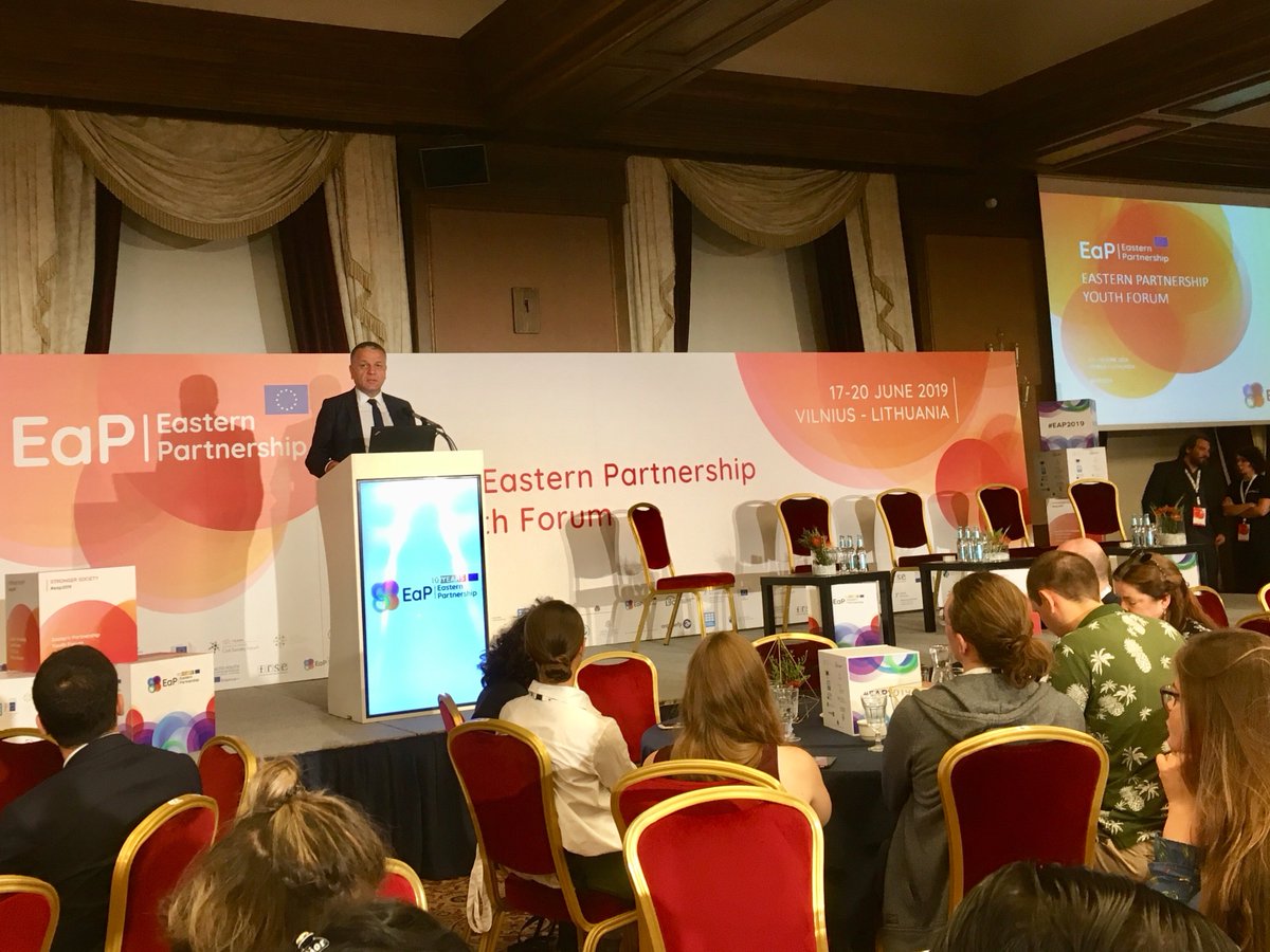 DNK (@dnk_germany) on Twitter photo "Investing in Youth is essential" - Mr. Vassilis Maragos, Head of Unit, DG Near of <a href="/EU_Commission/">European Commission</a> is delivering the opening speech @ 4th Eastern Partnership Youth Forum. Priorities like active citizenship and social entrepreneurship will be discussed in the next days #eap2019 "Investing in Youth is essential" - Mr. Vassilis Maragos, Head of Unit, DG Near of <a href="/EU_Commission/">European Commission</a> is delivering the opening speech @ 4th Eastern Partnership Youth Forum. Priorities like active citizenship and social entrepreneurship will be discussed in the next days #eap2019