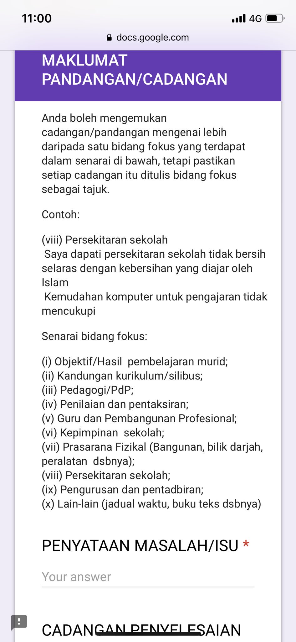 Syahredzan Johan On Twitter Google Forms Utk Survey Tu Ada 3 Halaman Sahaja Pun Ni Saya Lampirkan Bagi Yang Malas Nak Klik Tabayyun Saudara Tabayyun Https T Co 8lvz2c7juy Twitter
