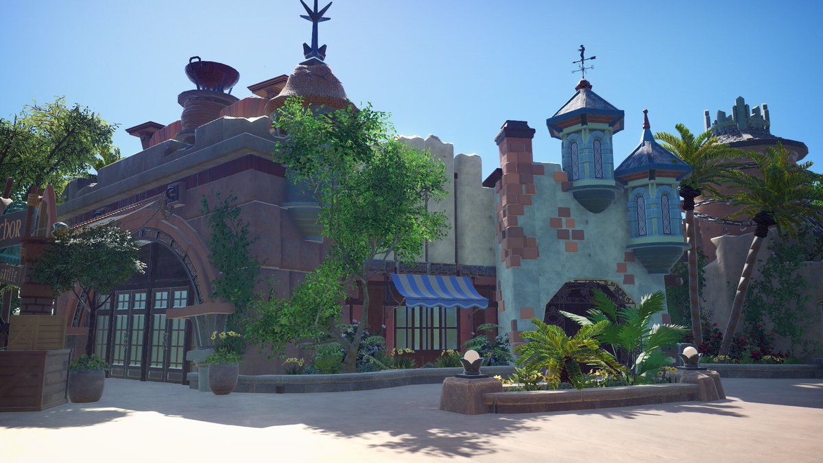 The newly redone Rusty Anchor. <a href="/PlanetCoaster/">Planet Coaster 2</a> #planetcoaster #adventurepark #fantasypark #parkscape