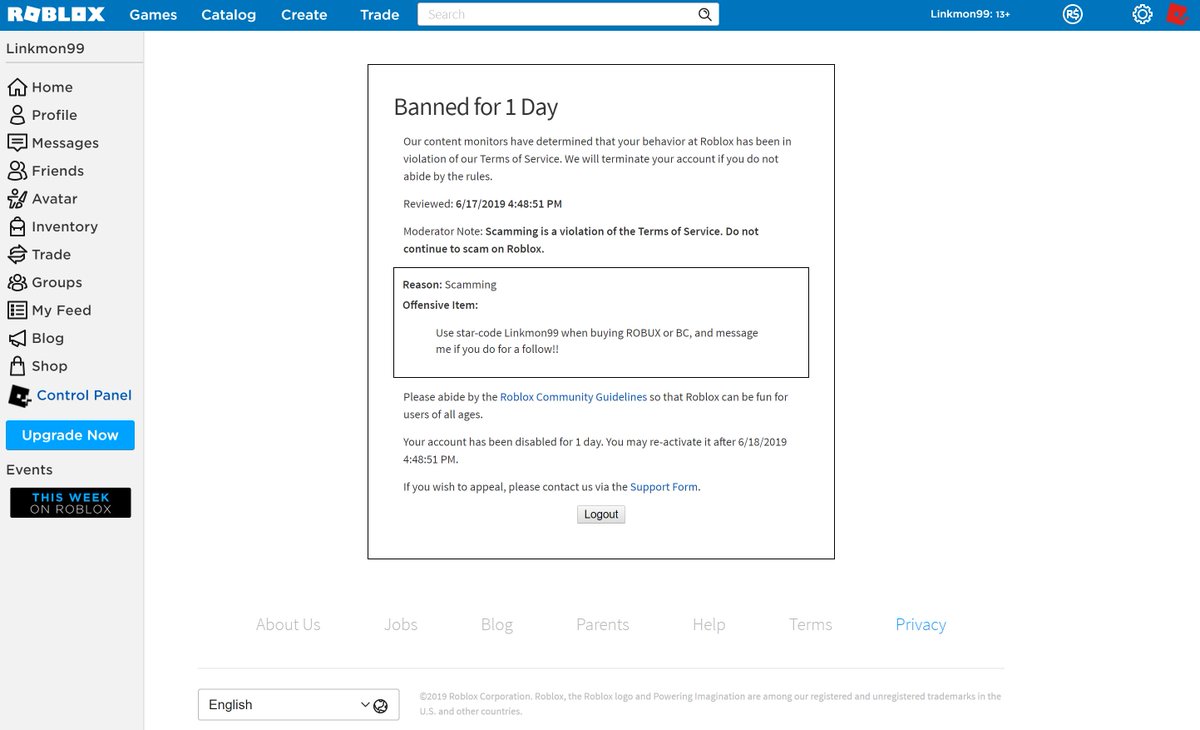 Tommy Code Linkmon99 On Twitter I Would Like To Have A Word With The Roblox Mod Who Thinks I M A Scammer - linkmon99 on roblox