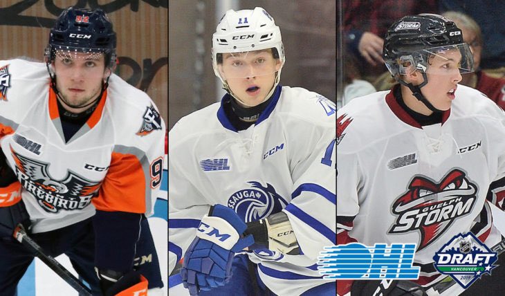 OHLHockey's tweet photo. Climbing up the #NHLDraft rankings:

#OHL forwards Keppen, Schwindt, and Stevenson ascend into intriguing options given strong second halves.

READ 📰: https://t.co/JZcXZ8VwJg https://t.co/lxn2gJE4x8