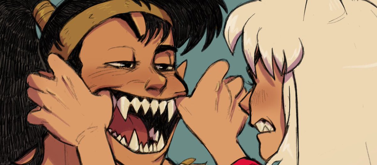 mizbino's tweet photo. Another Inukog commission! βΊοΈ #inukog #inuyasha https://t.co/6sAQY3YtJA