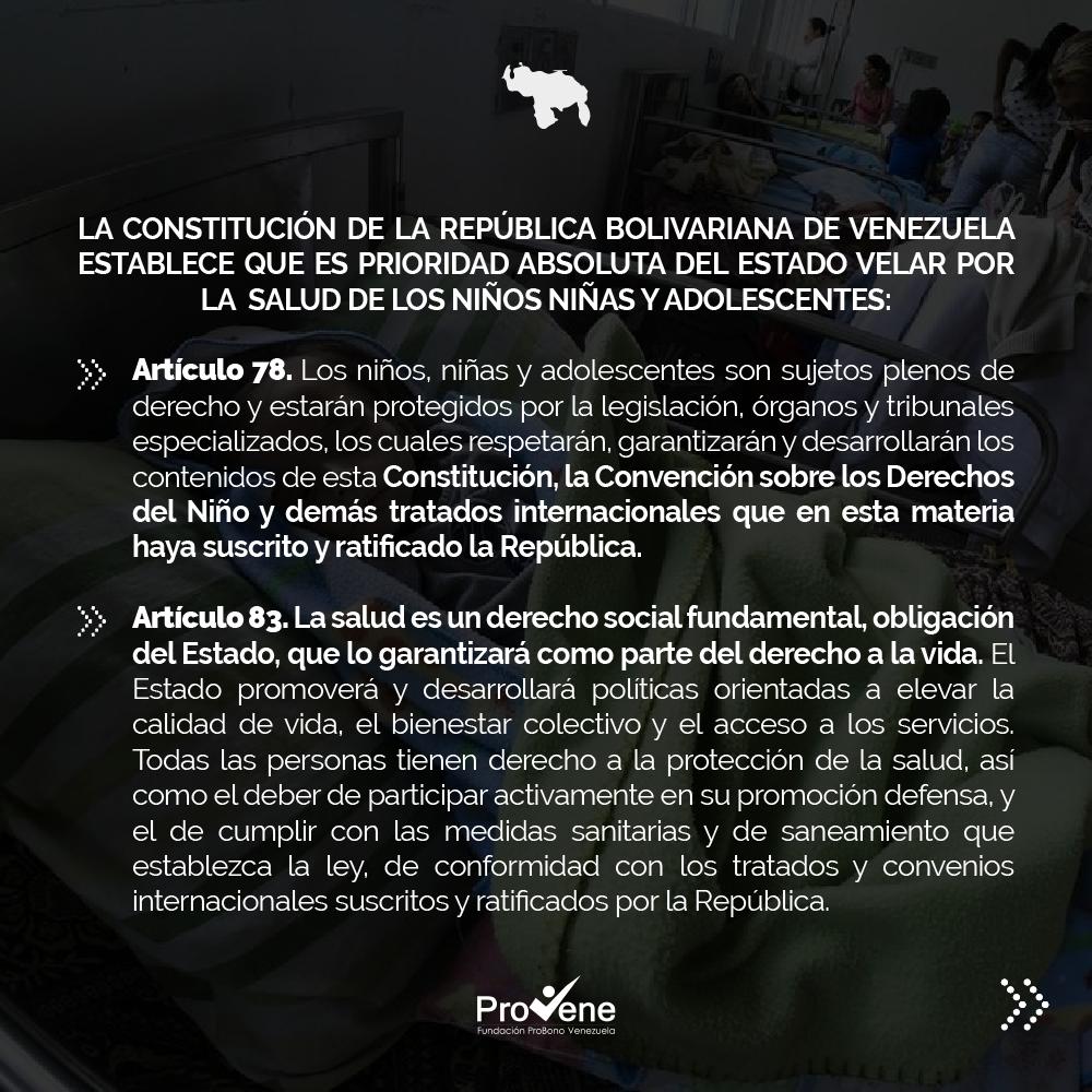 ProVene's tweet photo. #CrisisHospitalaria más de 5 niños con cáncer fallecieron durante el mes de mayo en el #HospitalJMDeLosRios a la espera de trasplantes y tratamiento. Aquí te dejamos lo derechos de los niños, niñas y adolescentes. #FProvene https://t.co/PGPuf0cmQP