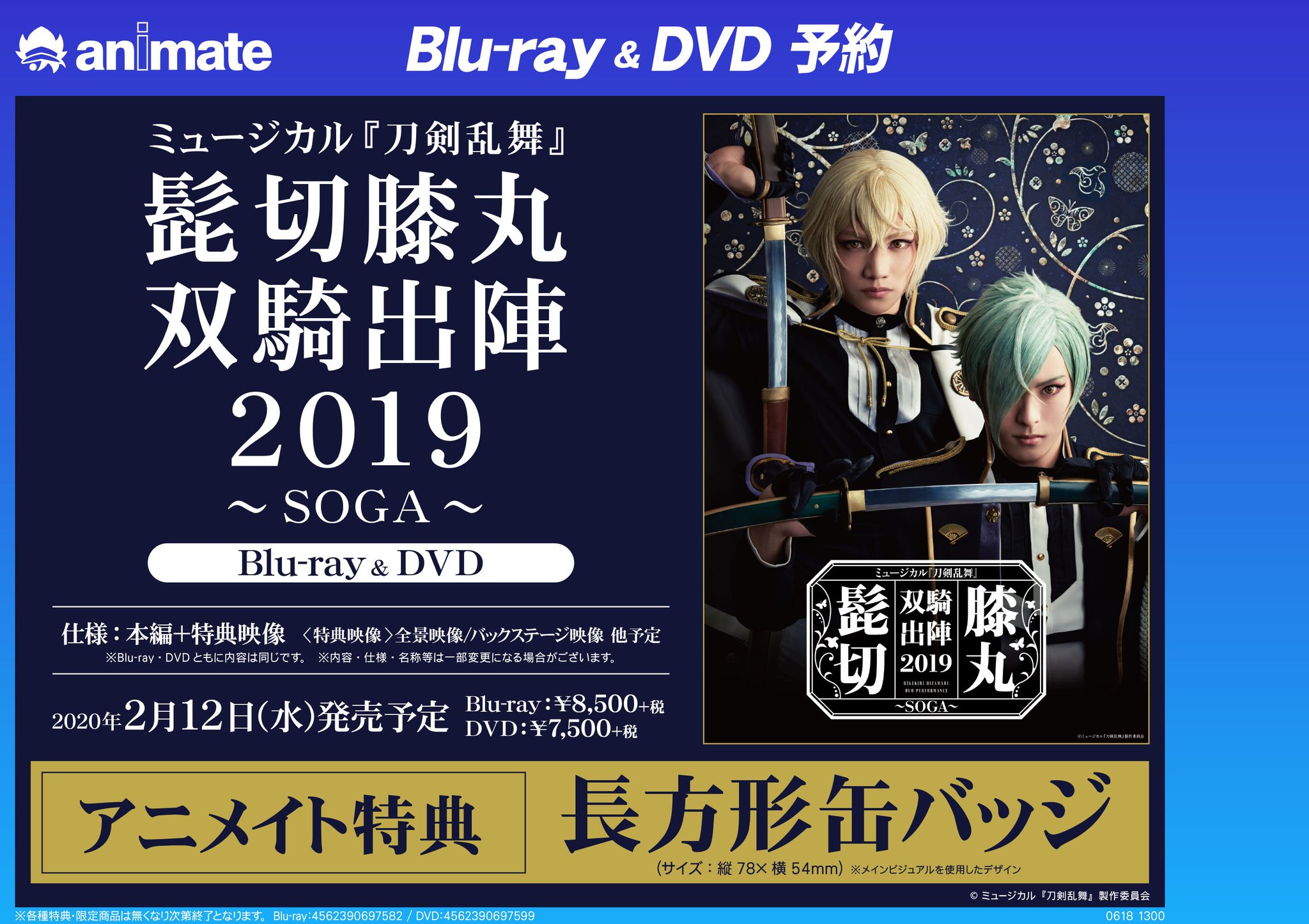 Blu-ray / ミュージカル 刀剣乱舞 髭切膝丸 双騎出陣~2019~SOGA