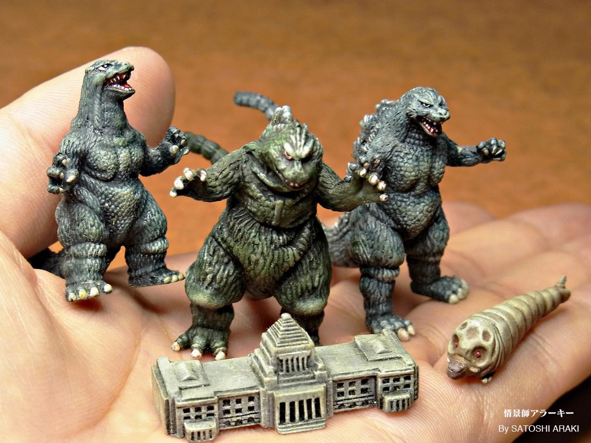 I love 食玩】 1990年代に発売されていたバンダイ製のゴジラの食玩