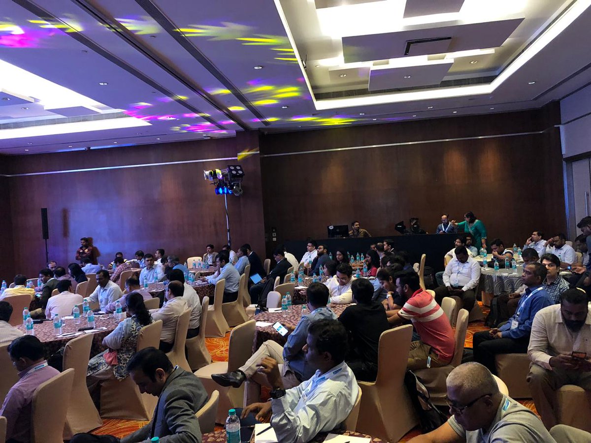 NitikaGoel's tweet photo. A full house at our #AutomationIntelligence conference . Talking about the trends, processes, outcomes and India's role at the epicenter. Proud to have partnered with @AutomationAnywh @Zinnov #RPA https://t.co/43qLgLJowR