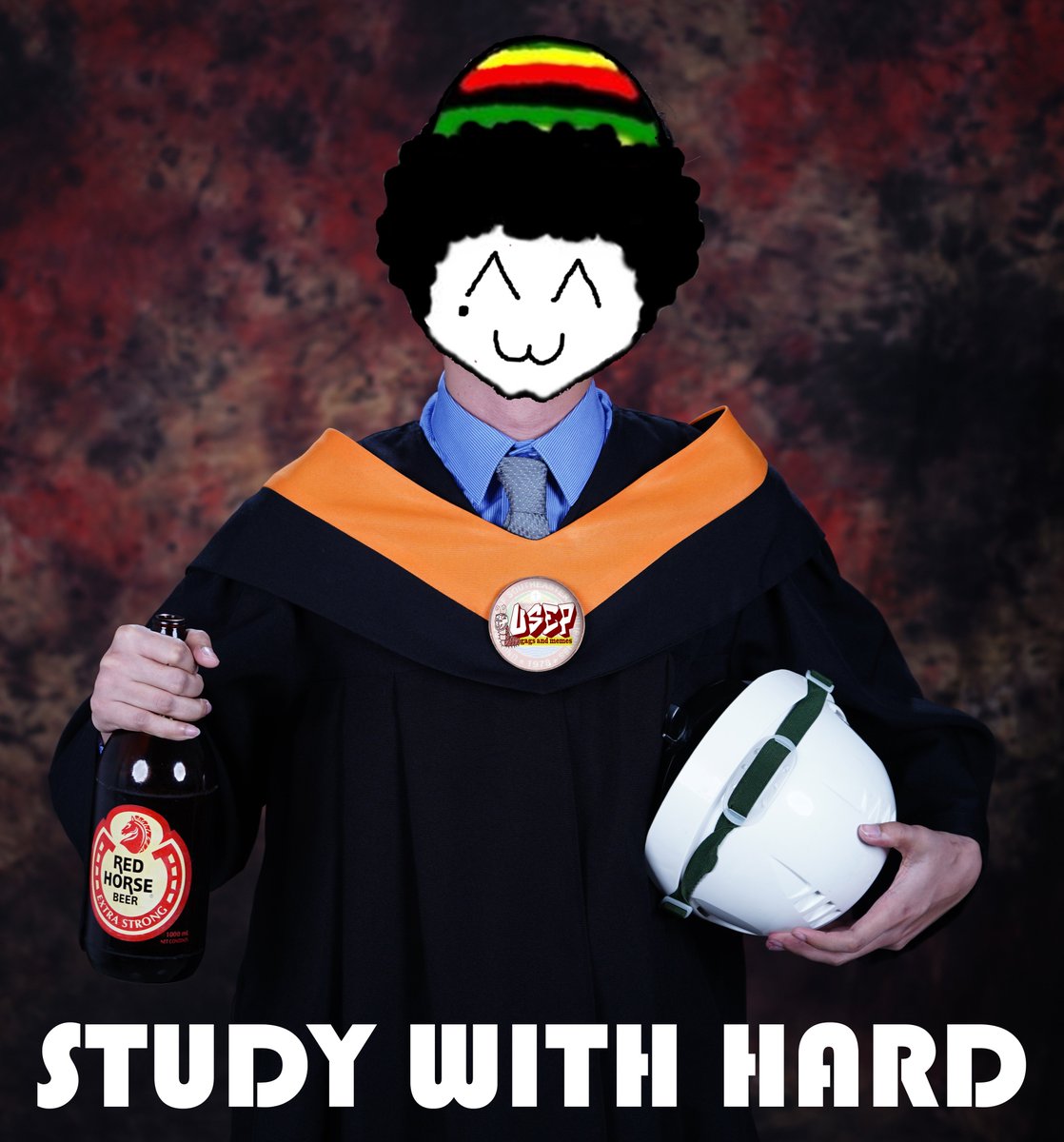 munchnakin's tweet photo. STUDY WITH HARD 💪
- admin Munchnakin signing off haha
for more Usep gags and memes visit @USEPMeme 🤣
#maturedenough #funshoot https://t.co/6JIDFaqZrg