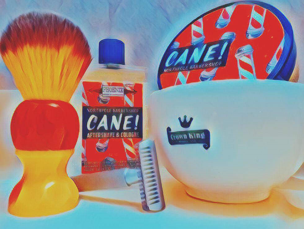 LettuceRemember's tweet photo. #MentholMonday #SOTD with "Cane!" CK-6 Shaving Soap &amp; Aftershave; Atomic Rocket brush; Ceramic Scuttle; &amp; Ascension DE Razor all by Phoenix Shaving @Phoenix_Shaving #WetShaving https://t.co/YWwqsRnd00