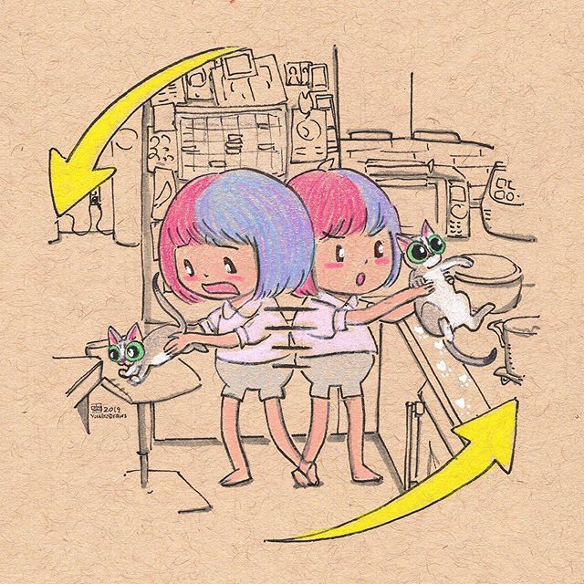 Rinse and repeat 🤦🏻‍♀️
#kitchencounter #disobedientcat #ilistentonoone
-
#doodling #illustration #drawing #art #comic #artoftheday #illustrator  #instaart #instaartist #doodlegram #relatabledoodles #doodlesofinstagram #artistsoninstagram #funnydoodles #イラスト #絵日記 #singapu…