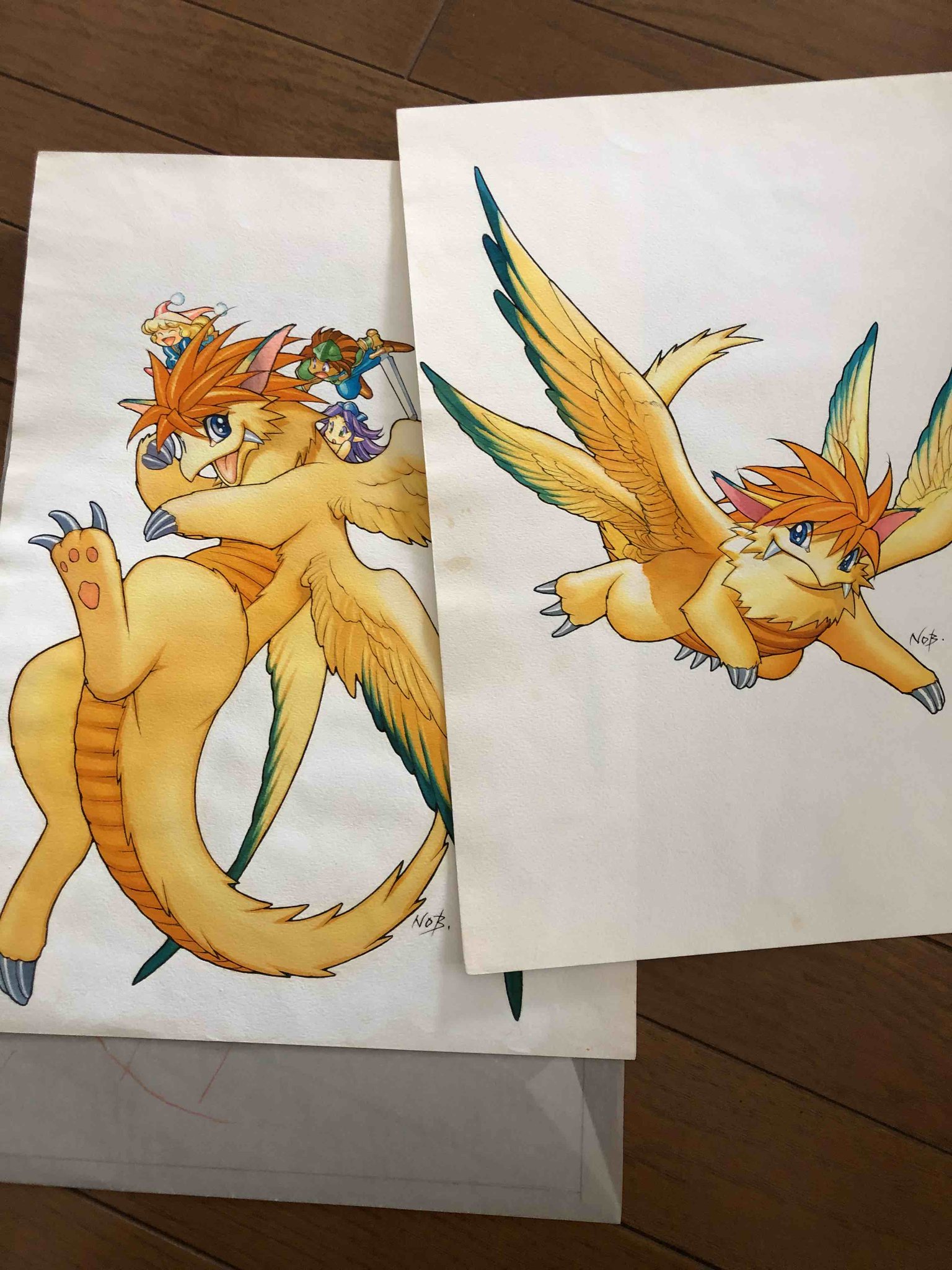 聖剣伝説３　結城信輝同人誌　画集 高い城の男 結城信輝 イラストレーションブック 聖剣伝説3