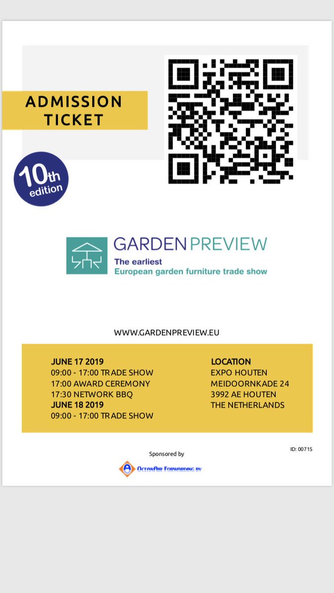 CarmitGlik's tweet photo. Meet me at the #GardenPreview Trade Show! Today in Houten from 10am
Looking forward to meet #importers #exporters and support their core business and create together #betterbusiness #shippingbetter #betterchoices #betterworld by #innovation @Cogoport @BetterShipping https://t.co/X3AdwnJMjO
