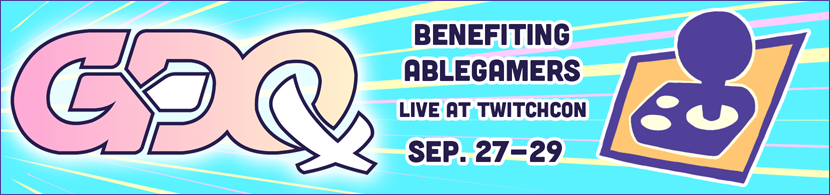 GamesDoneQuick's tweet photo. We're excited to announce the return of GDQ Express at @TwitchCon in San Diego, California from September 27-29! Join us for a weekend full of non-stop speedrun goodness benefiting @AbleGamers!

Runners: Submissions open July 7th.

https://t.co/w3bP2giESl
#GDQx2019 https://t.co/Rv3Z5F3K1l
