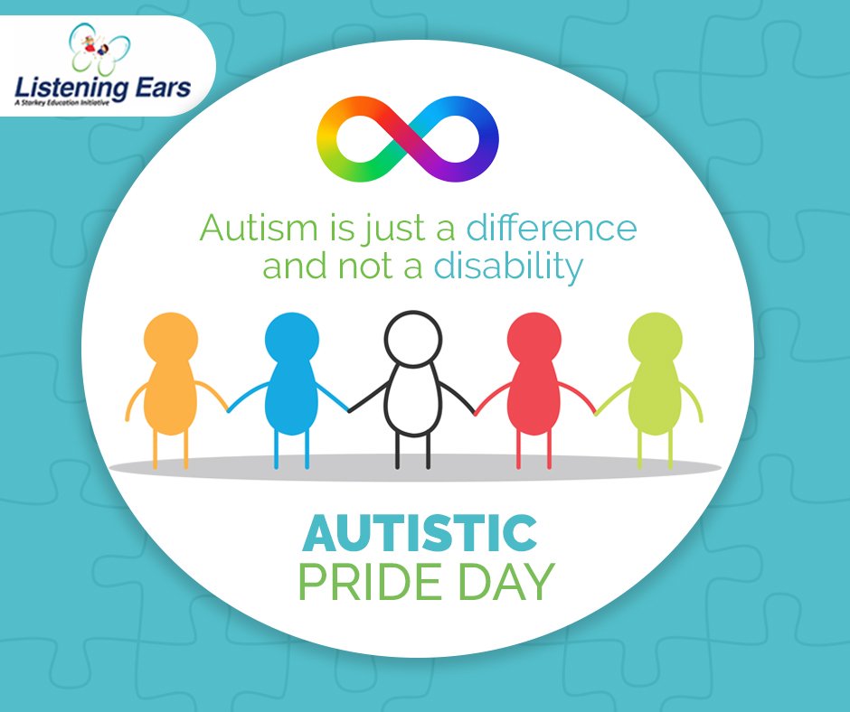 Today is #AutisticPrideDay - People in the #autisticSpectrum repersent a kind of #neurodiversity and as in all other cases of neurodiversity, the challenges faced by folks with #autism are mainly due to other people's attitudes toward autism.  #kids #children #AutisticPride