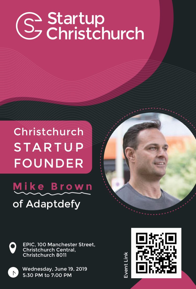 Come and listen to the story of Mike Brown who became an accidental entrepreneur after breaking his back in 2012. He is the co-founder and CEO of C-Prize winning wearable technology Uri-Go and #Adaptdefy!

#Startup #StartupChristchurch #StartupChch #Entrepreneur #Innovation