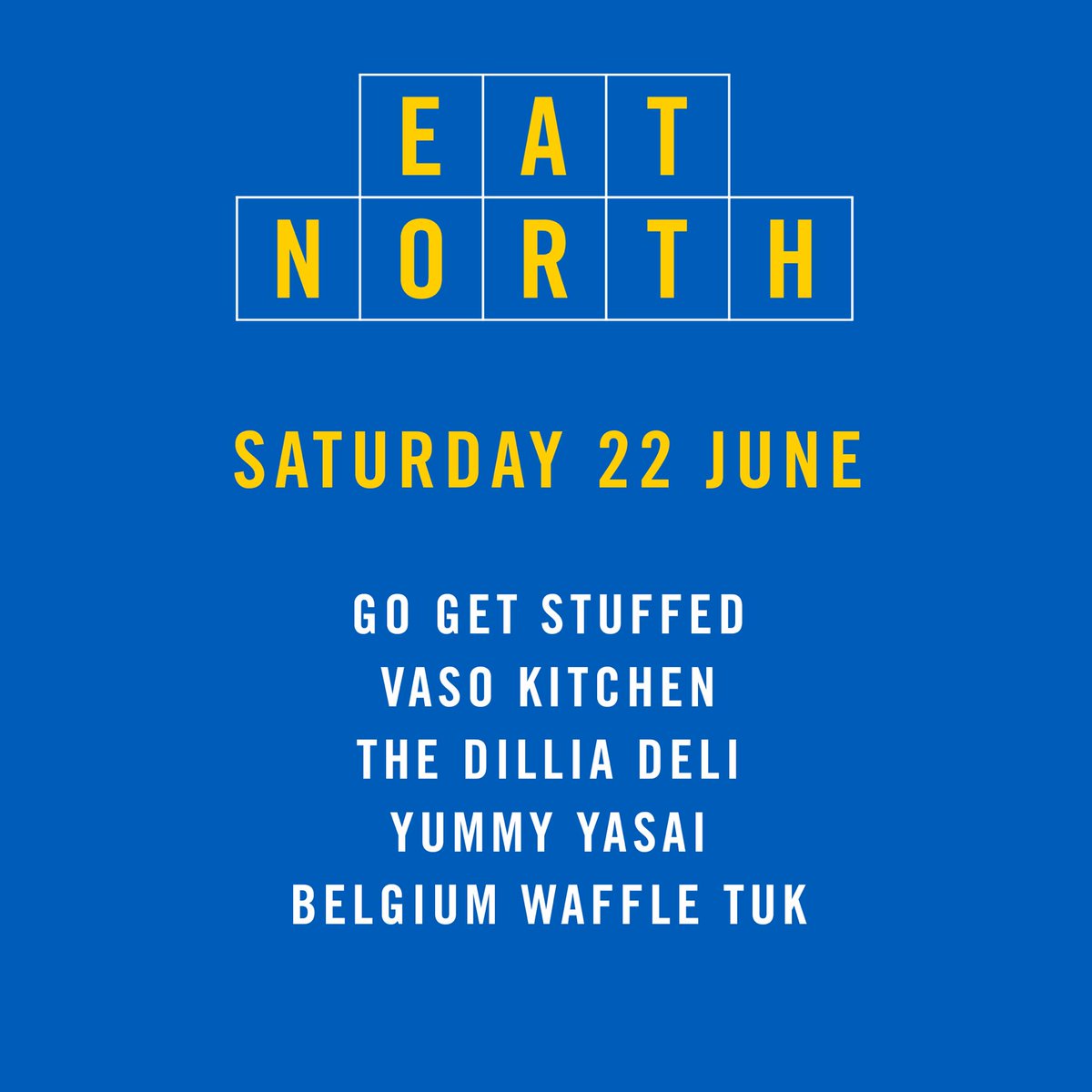 🚨 COMP 🚨 

Who wants FREE FOOD from all our lovely traders plus 6 awesome BEERS? All at #EatNorth the Saturday 22nd June <a href="/NorthBrewCo/">North Brewing Co</a> 

FOLLOW US and RETWEET to win and we'll pick a winner on 21st June. 

Full event details 
leedsindiefood.co.uk