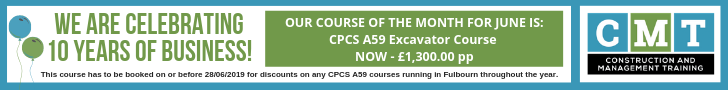 TrainWithCMT's tweet photo. There are only 10 days left to take advantage of June's course of the month. Call us today on 0843 330 126 and remember it is valid for any A59 Excavator Course throughout the year. https://t.co/IUl7yrjnXd