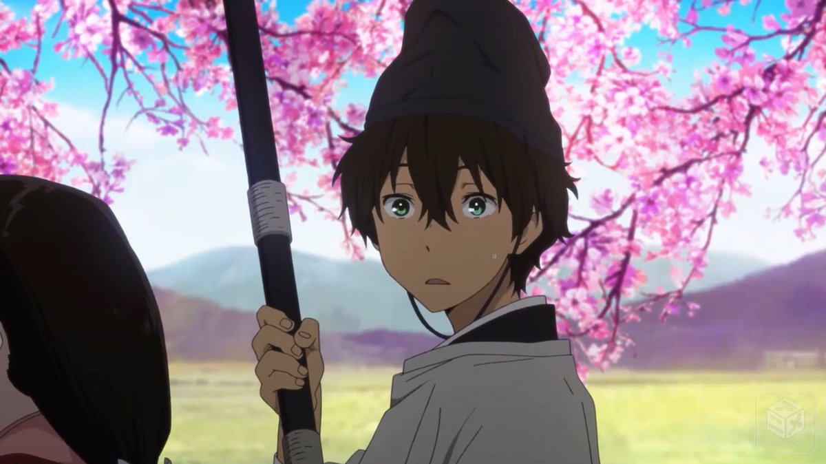 翔也 Twitterren アニメ 氷菓 第22話 狂い咲きの桜の下 遠まわりする生き雛の行列 千反田える の絶世の美は 折木奉太郎 には 見えない 結果 視聴者には満開の桜花を背景にした 折木奉太郎 の愛らしさと美しさだけが見える