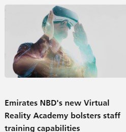 sense_vr's tweet photo. Congratulations @EmiratesNBD_AE. We love your forward thinking and vision. VR Training is the best! 
#innovation #smartdubai #vrtraining #dubaibank #uae

Let us know if you like some help @noor_bank @RAKBANKlive  

https://t.co/o7pzAIuu3Q https://t.co/0BiroTp5kQ