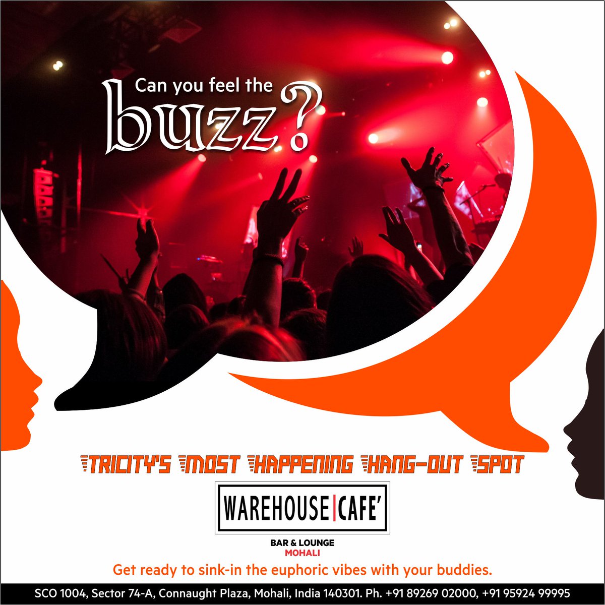 Looking for a new place to #hangout? #Tricity's most #happening place, #WarehouseCafé is here to your rescue. From #MultiCuisinefood to amiable aura and #livelymusic, your mood is going to get a note higher.
 #PartyDestination #Cafe #Lounge #BestInTown #Drinks #Chandigarh #Mohali