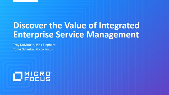 jhmvandijk's tweet photo. Join #MicroFocus &amp; @theitilexperts for a June 27th webinar! Learn how ESM extends the principles of service management to all business units while focusing on the core practices that enable end-user productivity. 
 https://t.co/RA0f8hyyqk #TeamMicroFocus https://t.co/xYBXEg3hg1