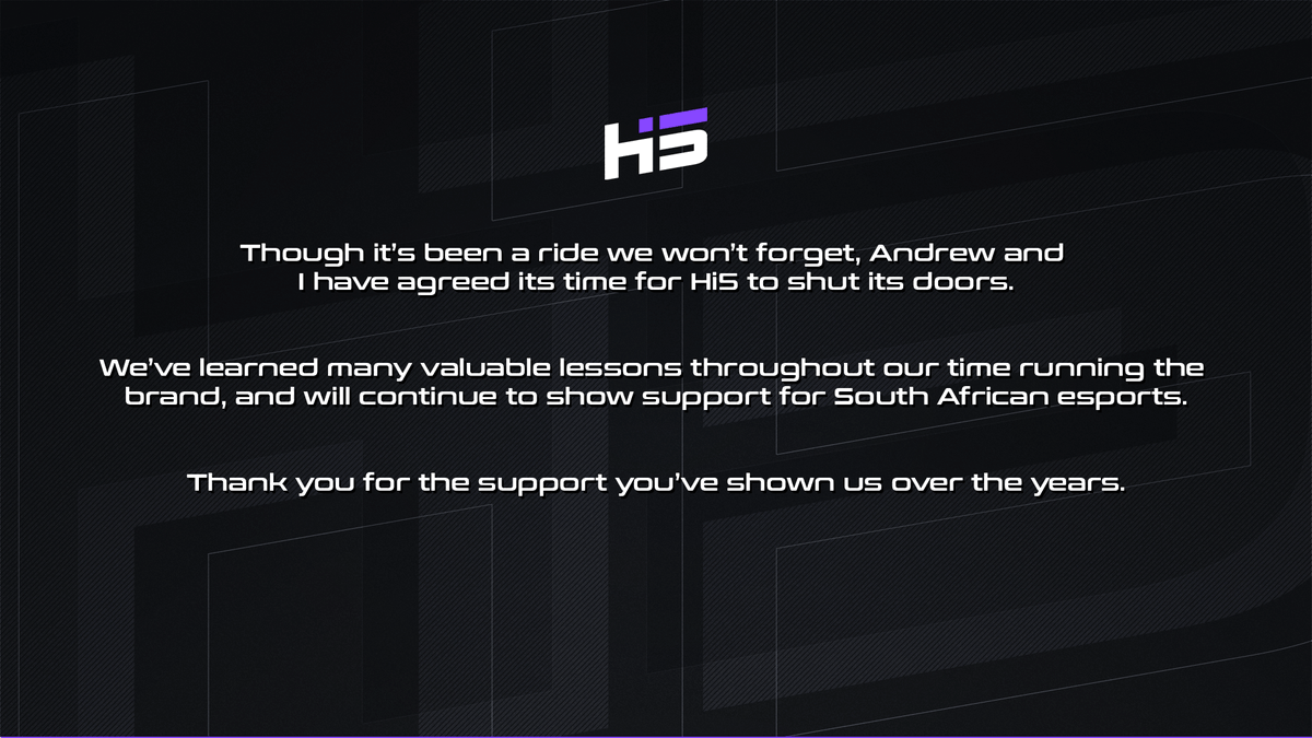 Hi5 Esports tweet media