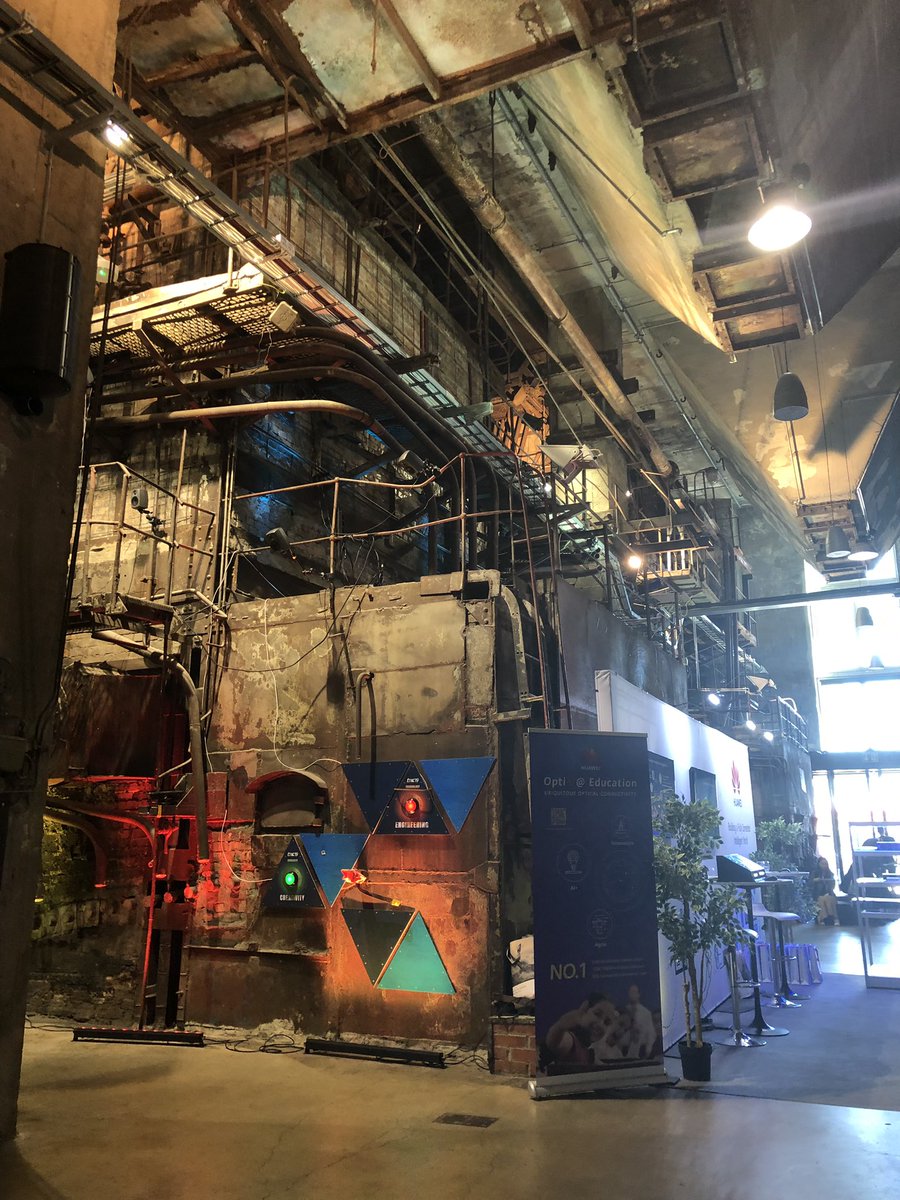 's tweet image. Time to leave #tnc19 but here are a couple of pictures of the funk-tastic conference venue Kultuuri Katel in Tallinn