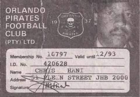 TSSportingFC's tweet photo. MEMBERSHIP CARDS ‼️
After seeing an old Orlando Pirates membership card of Chris Hani. The big question is:
Are supporters membership cards still relevant or we need a new system ❓ Any suggestions on the new system if need be❓
#SupportersFirst ✔️
#AbathuBemthetho Ahee 🔥🔴 https://t.co/MGWpapOCMC