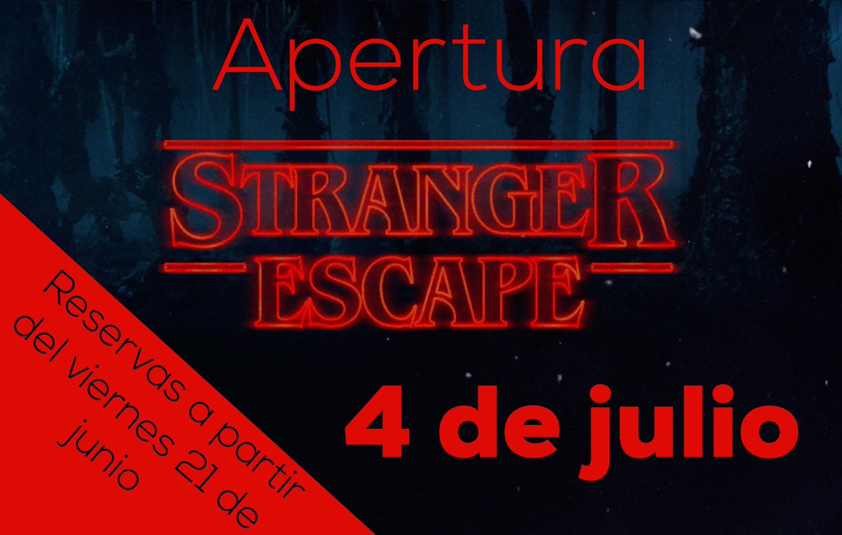 StrangerEscape tweet picture