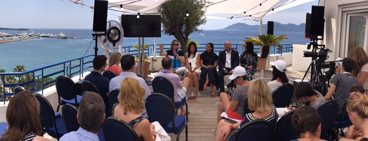 Jocelyn Lee, Heat’s head of AI Advertising speaks to whether ‘AI is the Promise or Peril to Equality?’ on a panel at the @FemaleQuotient #fqlounge in @Cannes_Lions @Deloitte @thisisheat @DeloitteDIGI_US #creativedata #Canneslion2019  #CannesLions2019  @DeloitteDIGI_AU @jocielee