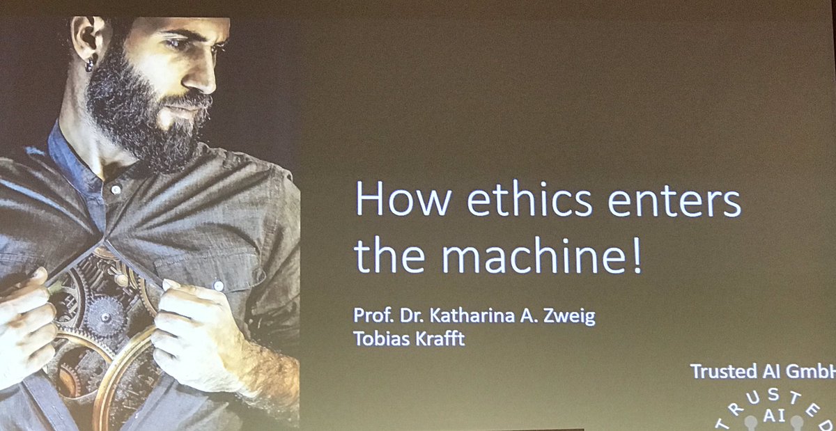 NickFleischer's tweet photo. How ethics enters the machine #adafellowship #wepowerment #akademy with Prof. Dr. Katharina Zweig (also in Hamburg 10.09.2019 together with @KienbaumConsult)
@join_ada @SoerenMews @floschnitzler @JoanaStolz @paetzel https://t.co/hB8ATCHcbc