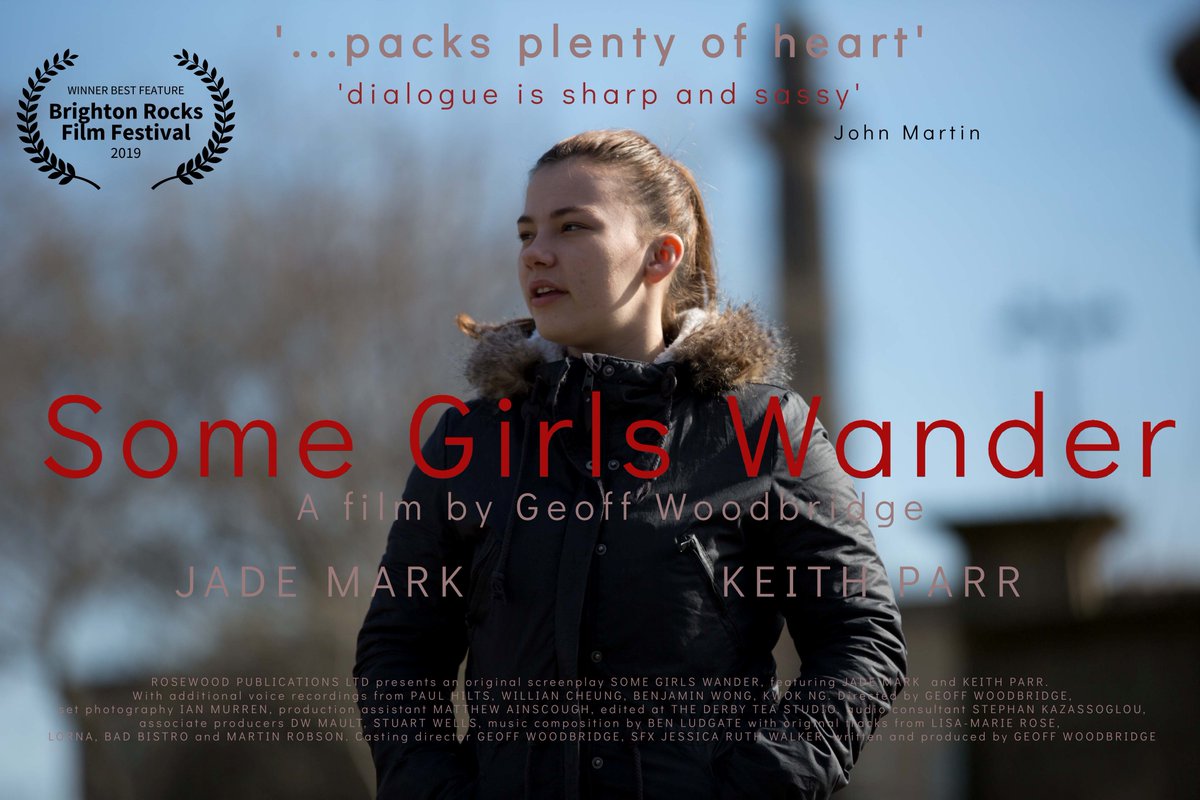 🌟 🌟 Congratulations to our @ActorJadeMark - star of ‘Some Girls Wander’ - which is the winner of Best Feature Film at the Brighton Rocks Festival 2019 🌟 🌟  #Brighton #BrightonRocks #SomeGirlsWander #JadeMark