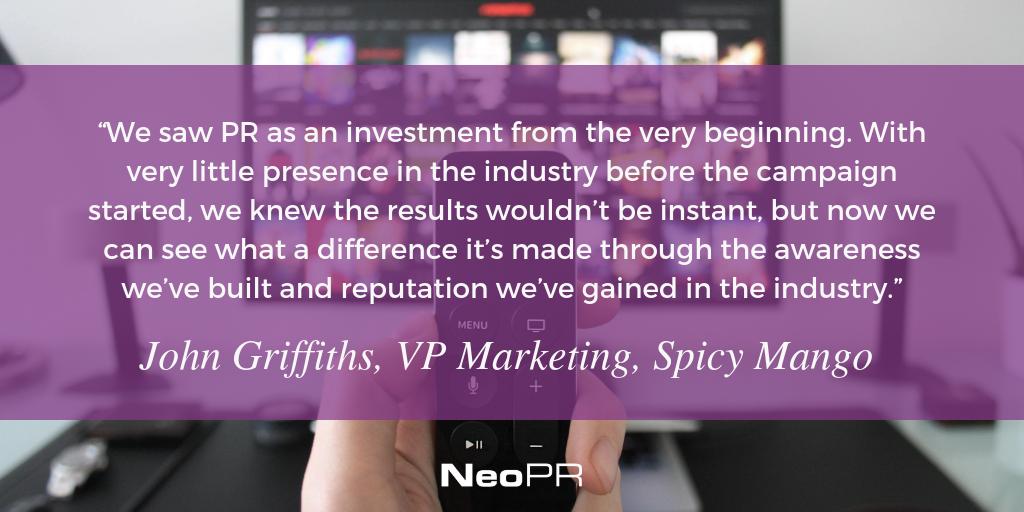 Ash_NeoPR's tweet photo. We could spend all day telling you how great we are, but it's nice to have your clients do it for you 😉 Check out our latest case study from @spicymangotech on how #PR has boosted brand awareness and positioned the company as a thought leader: https://t.co/3w28290U5K https://t.co/2Vp0zXXOb1