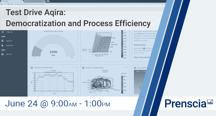 HBMnCode's tweet image. Take a test drive of Aqira on Monday, June 24th in Southfield, MI to experience this unparalleled, web-based solution for creating, running, and sharing engineering apps to democratize analysis processes. Register today at: hbmprenscia.com/about/events/t…