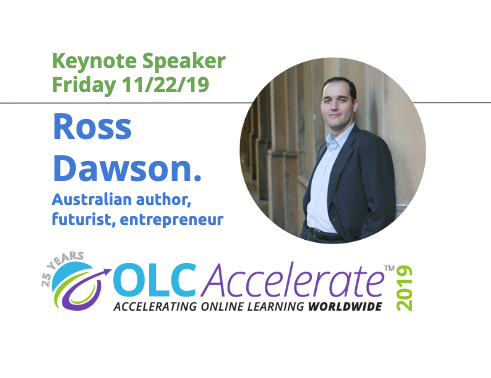 OLCToday's tweet photo. #OLCAccelerate nabbed a great #keynote speaker: Ross Dawson, a #futurist & author of the bestseller #LivingNetworks, which foresaw the social networking revolution. Learn more about @rossdawson & get in on our conference #earlybird rates! https://t.co/A3EFhVnLzP https://t.co/KcXZhw6bDO