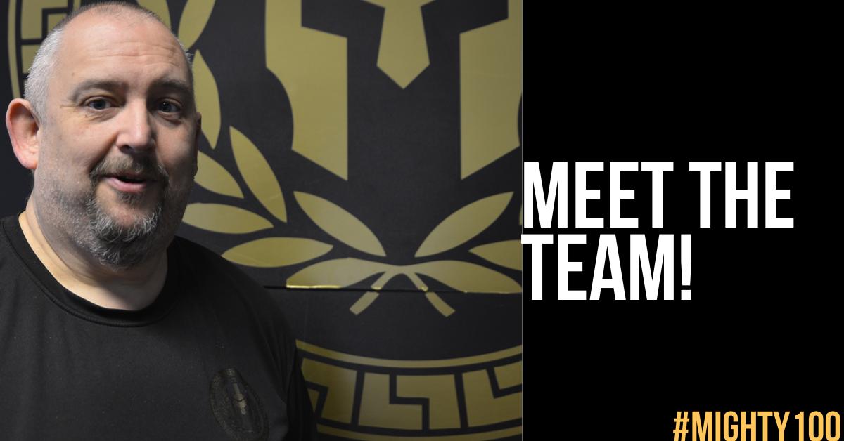 #Meettheteam Martin Fuszard is our Head of Operations and Transformation Coach. With over 30 thirty years work in Operational Management, Martin brings order to the #Mighty100 along with many a brutally hard workout!