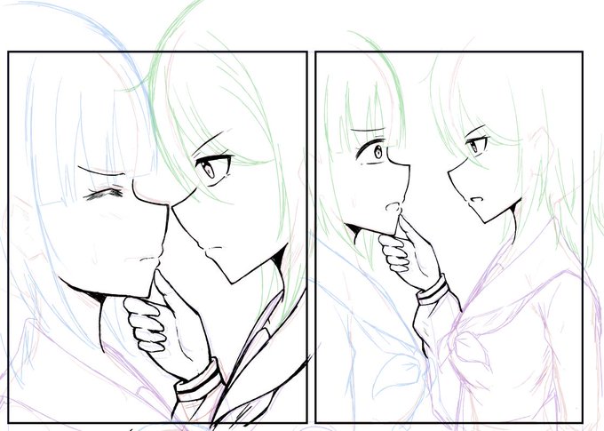 百合探偵の続き描いてますわい! 