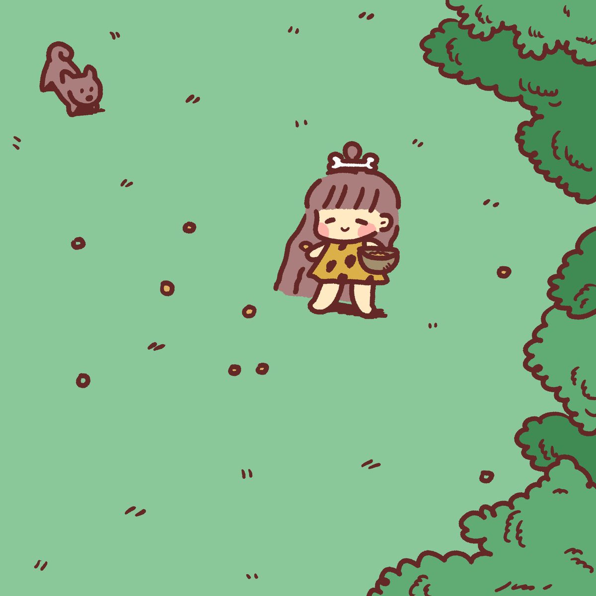 いち Twitterissa きのみ うまい あつめて くう Illustration イラスト