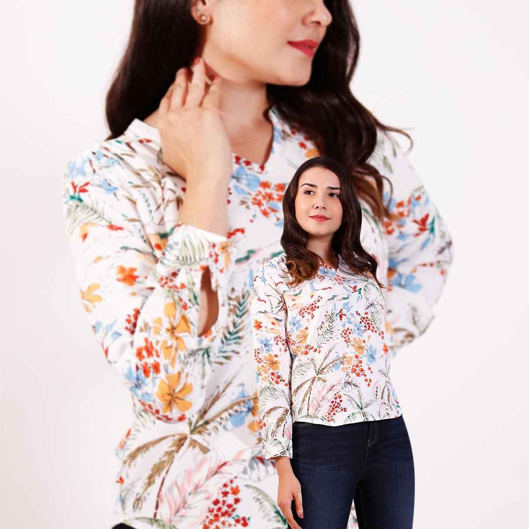 No such thing as pleasing floral top for any occasion? Think again! #FreegoJeans