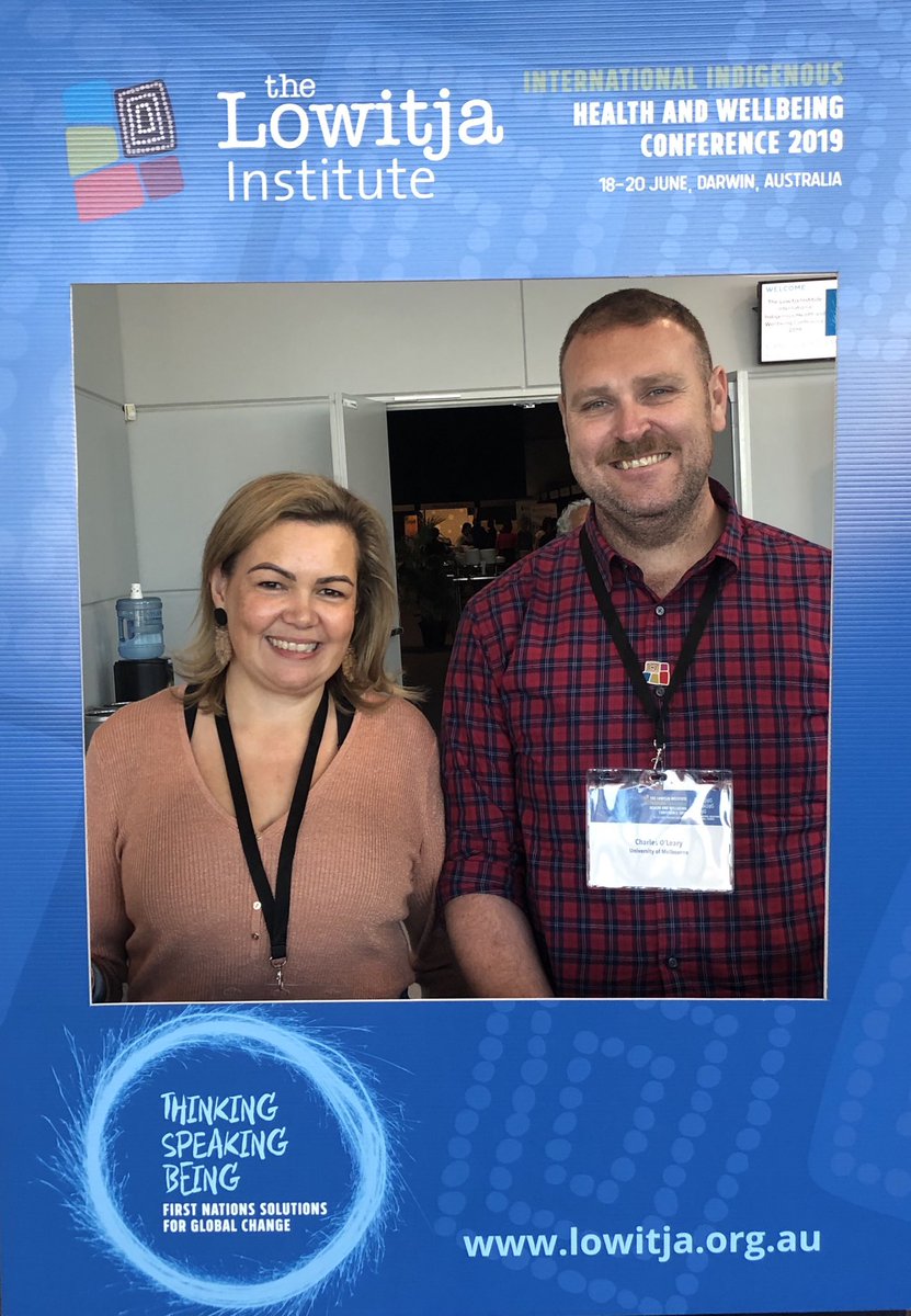 #LowitjaConf2019 No better place then the Lowitja Conference for my first tweet! Great to attend with Charles O’Leary one of our 2019 AFSE Fellows... @AFSocialEquity <a href="/CharlesOLeary17/">Charles O’Leary</a>